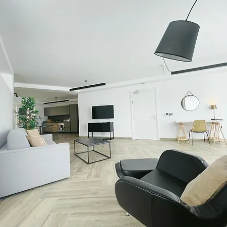 The Cube Modern Open Space In Apartment Gzira